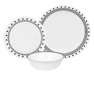 12 piece Corelle dinnerware